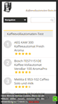 Mobile Screenshot of kaffeevollautomaten-tests.de